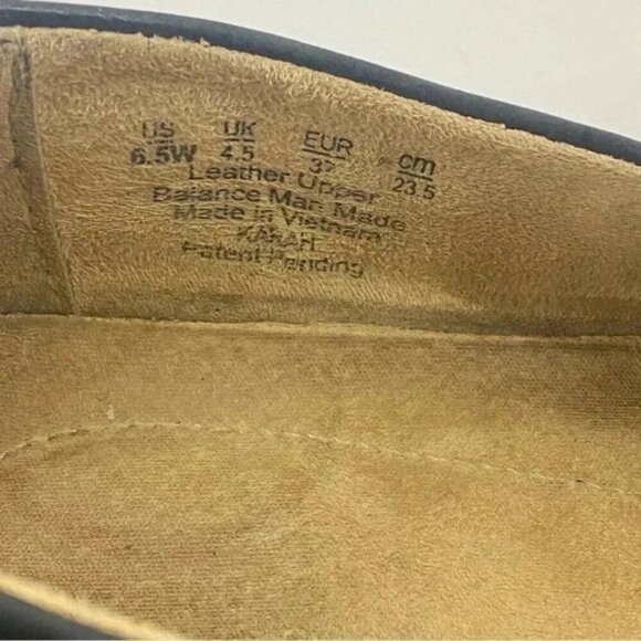 Naturalizer Women Karah Black Leather Slip On Loafer Shoes Size 6.5W - Picture 10 of 13